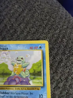 Squirtle Schiggy 63/102 Base Set German Pokemon Card Vintage 1999 - Image 3