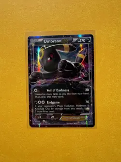 Pokemon TCG Umbreon EX 55/124 Ultra Rare Full Art Holo Basic Darkness Card - Image 1