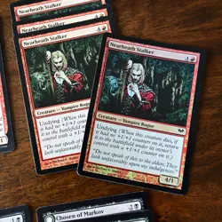 MTG Magic the Gathering Black Red Lot of Vampire Cards - Image 2