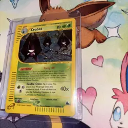 Crobat - H5/H32 - Pokemon Skyridge Holo Rare Card MP - Image 1