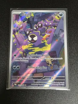 Gastly 177/162 Illustration Rare Sv05: Temporal Forces Holo Card in NM Condition - Image 1