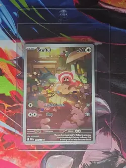 Stufful IR 154/132 Meg Mega Evolution Pokemon Card TCG Mint Condition - Image 1