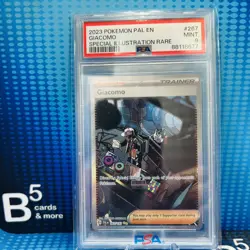 2023 POKEMON PAL EN-PALDEA EVOLVED SPECIAL ILLUSTRATION RARE #267 GIACOMO PSA 9 - Image 1