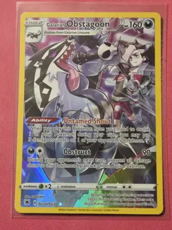 2022 Pokemon SWSH Astral Radiance Galarian Gallery #TG10/TG30 Galarian Obstagoon - Image 1