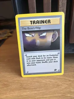 Pokemon TCG The Boss's Way Team Rocket 73/82 Unlimited Uncommon LP - Image 1