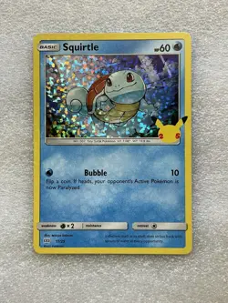 McDonalds Pokemon 25th Anniversary - Holo - Squirtle 17/25 - Image 1