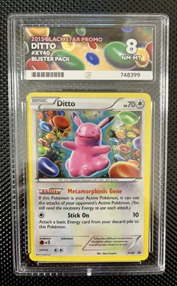 Pokemon TCG Ditto Black Star Promo XY40 Ace 8 NM-MT - Image 1