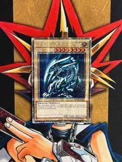 MP24-EN001 Blue-Eyes White Dragon Quarter Century Secret Rare NM Yugioh Card - Image 1