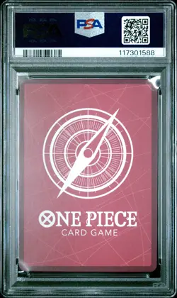 2024 ONE PIECE EB01-EXTRA BOOSTER -MEMORIAL COLL- ALTERNATE ART KYROS PSA 10 - Image 2