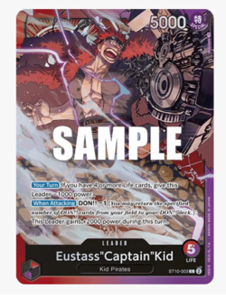 Eustass"Captain"Kid (003) ST10-003 Ultra Deck: The Three Captains One Piece - Image 1
