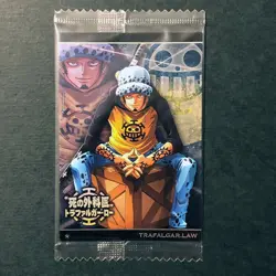 S1574 Trafalgar Law Holo 5-06 Japanese One Piece Wafer Card Sealed - Image 1
