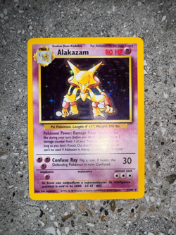 Pokemon TCG Cards Alakazam 1/102 Base Set Holo Rare NM - Image 4