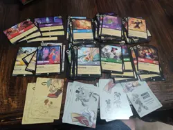 Disney Lorcana TCG Bulk Lot 150 + Mixed Cards/series #1-#8 Common/uncommon, LP - Image 1