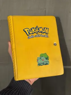 Vintage 1996 Pokemon Card Binder (Bulbasaur) + Card Lot - Image 1