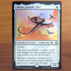 Momo, Friendly Flier - Prerelease Foil Promo - Avatar MTG - Image 1