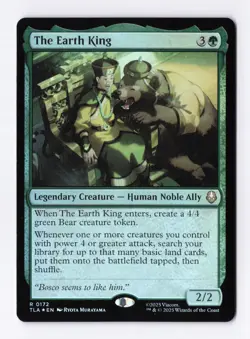 The Earth King (Foil) 0172 (R) MTG Avatar: The Last Airbender (TLA) - Image 1
