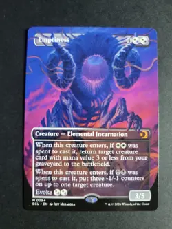 Emptiness (Borderless) Mythic MTG Lorwyn Eclipsed - Image 1