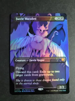Faerie Macabre (Borderless Foil) Mythic MTG Special Guest Lorwyn Eclipsed - Image 1