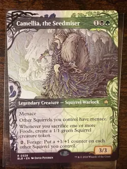 MTG - Bloomburrow - Camelia, the Seedmiser Showcase Rare - 328 - NM-Mint! - Image 1