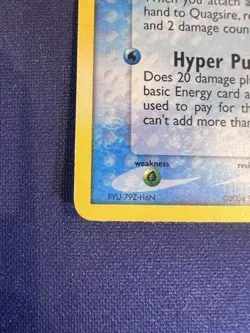 Pokemon TCG Quagsire Team Rocket Returns Reverse Holo 26/109 NM! Stamped - Image 5