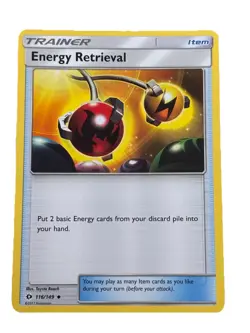 New: 2017 Pokemon TCG Energy Retrieval 116 Sm Base Set Regular Uncommon - Image 1