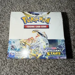 Pokemon TCG: Brilliant Stars Booster Box - New Factory Sealed - 36 Packs - Image 1