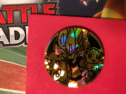 Pokemon Battle Academy 2020 Metallic Coin 2 Inches Gold FREE SHIP Coin A - Image 5