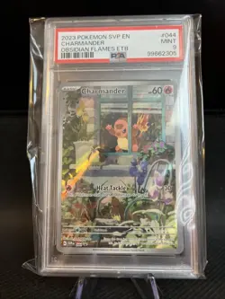Pokemon TCG Charmander 044 Full Art Holo Black Star Promo 2023 Obsidian Flames - Image 1