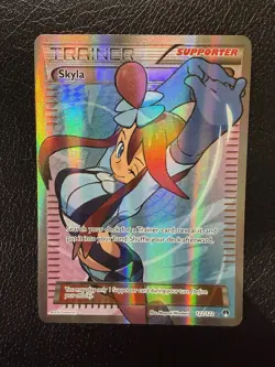 Skyla 122/122 Breakpoint XY Full Art Trainer Holo RARE Pokemon TCG MP - Image 1