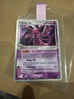 2005 Pokemon Ex Espeon Ex Holo Unseen Forces #102 NM-MT - Image 1