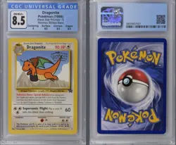 Dragonite Pokemon HOLO CGC graded 8.5 Black Star Promo 5 - Image 1