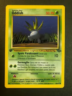 Pokemon [ITALIAN] Oddish 58/64 1st Edition Jungle Set 2000 NM Nice! - Image 1