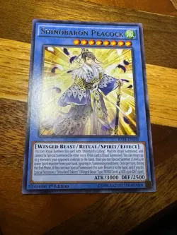 Shinobaron Peacock RATE-EN038 1st Edition Rare PL + BONUS - Image 1