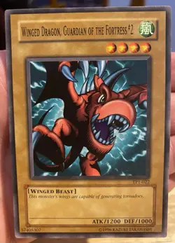 Near Mint Winged Dragon Guardian of The Fortress #2 TP1-022 Yugioh NM - Image 3