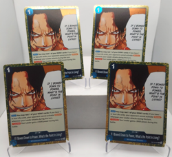 If I Bowed Down Playset - OP13-057 x4 - Carrying On His Will - One Piece TCG - Image 1