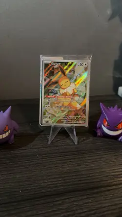 SEALED Eevee 173 Prismatic Evolutions SVP Black Star Promo Pokemon Card NM - Image 1