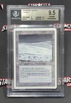 MTG Tundra - 3rd Edition Magic the Gathering Card Graded BGS 9.5 - Image 1