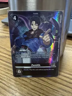 Digimon World Convergence Zenith Alternate Art Black Tamer Card BT21-087 R - Image 3