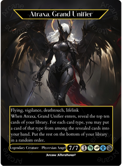 Atraxa, Grand Unifier - Full Art Altered Art Custom Proxy Cards - Image 1