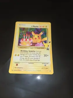 Celebrations Birthday Pikachu #24 Pokemon Card 25th Anniversary PACK FRESH - Image 1