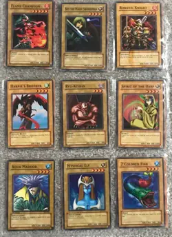 Yu-Gi-Oh Vintage Lot Of 89 DIFFERENT Cards Original w/foils & 1st Editions - Image 1