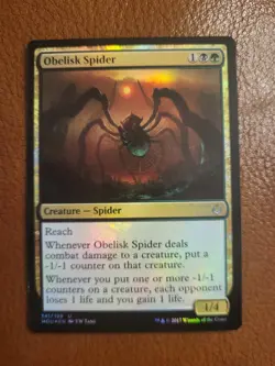 Obelisk Spider *FOIL* [HOU] Hour of Devastation - Image 1