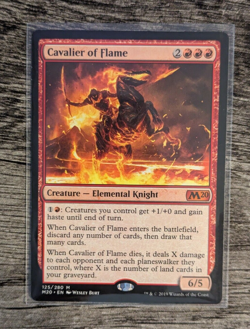 MTG: Cavalier of Flame (Core Set 2020)(Mythic) - Image 1