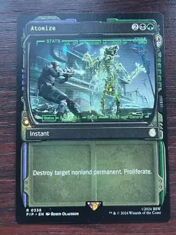 1x ATOMIZE - FALLOUT - MTG Magic the Gathering - Image 1