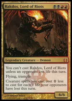 1x RAKDOS, LORD OF RIOTS - Return to Ravnica - MTG - Magic the Gathering - Image 1