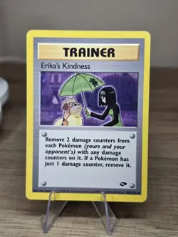 Erika's Kindness 103/132 Gym Challenge Regular Vintage Pokemon Card - Image 1