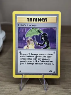 Erika's Kindness 103/132 Gym Challenge Regular Vintage Pokemon Card - Image 3