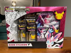 Pokemon TCG Celebrations Collection Dark Sylveon V Box New Sealed Free Shipping - Image 1