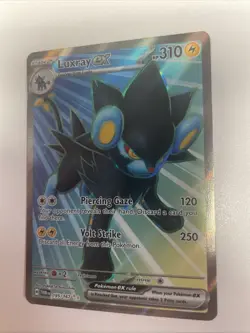 Luxray EX Holo Ultra Rare Twilight Masquerade Pokemon TCG 195/167 NM Free Ship - Image 1