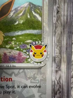 CGC 8.5 Eevee 074/131 Pokemon Day Promo 2025 - Prismatic Evolutions - Image 2